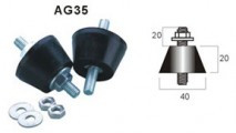 Set of vibration absorbers